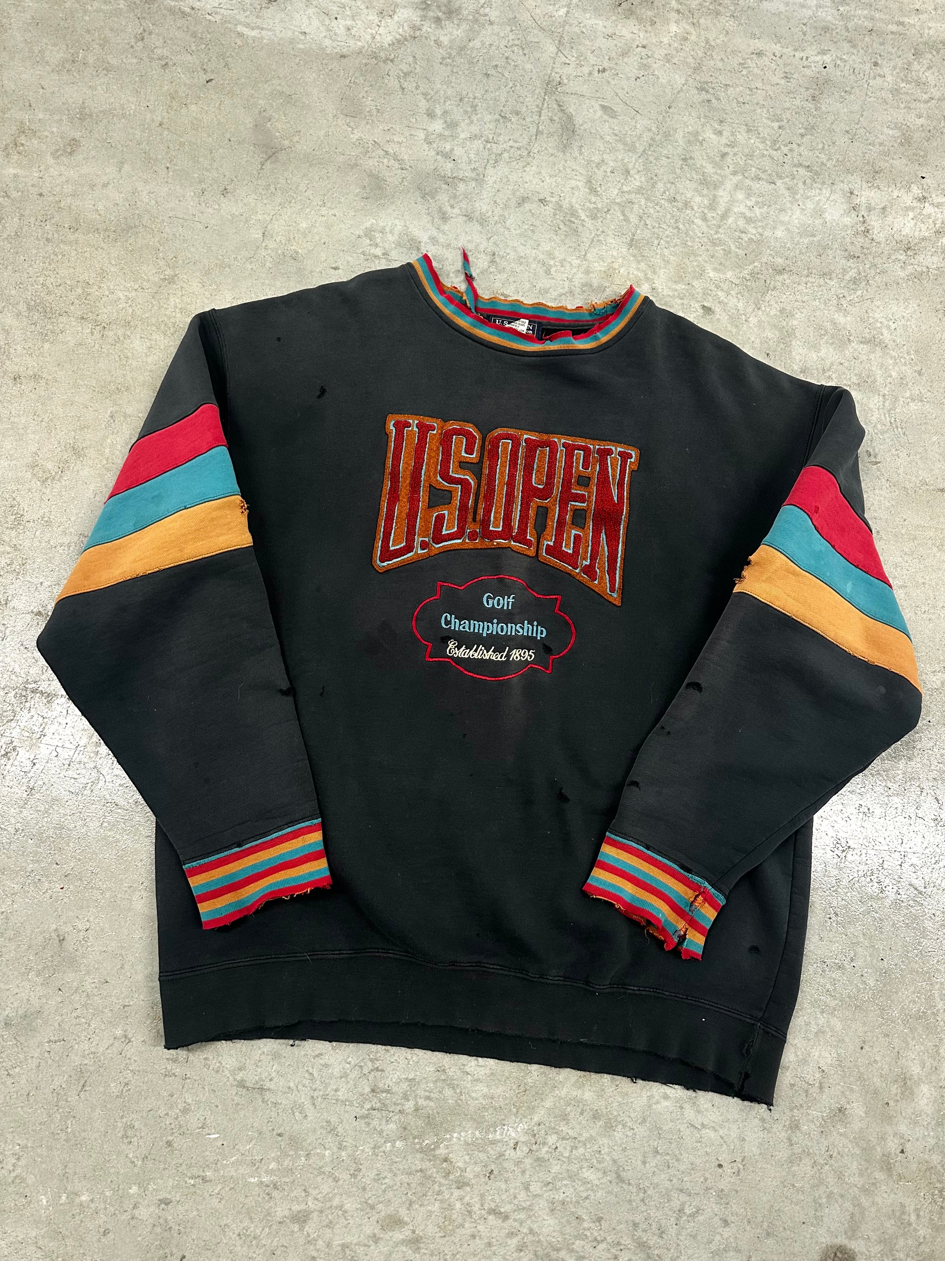 Vintage Distressed US Open Pullover (XL)