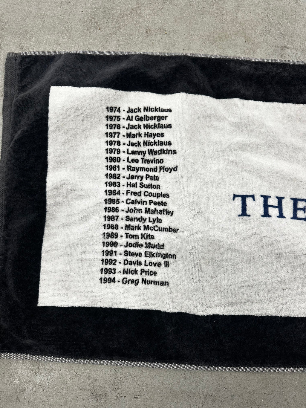 2014 Players Championship Towel