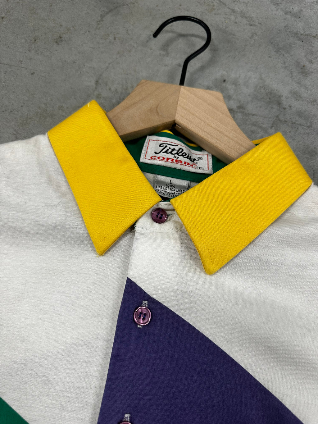 Vintage Titleist Geometic Polo - Large
